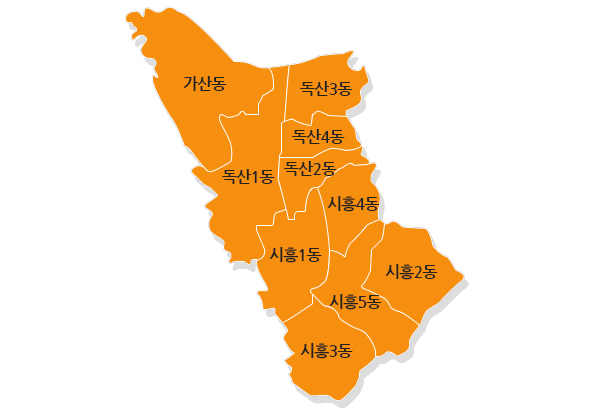 금천구 지도